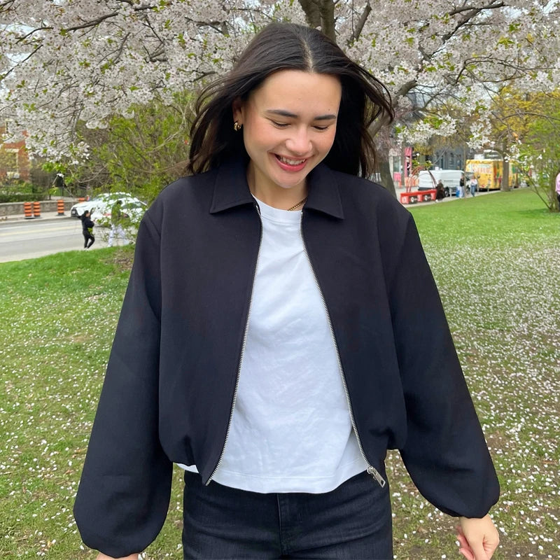 ג'קט קצר רוכסן גבריאלה