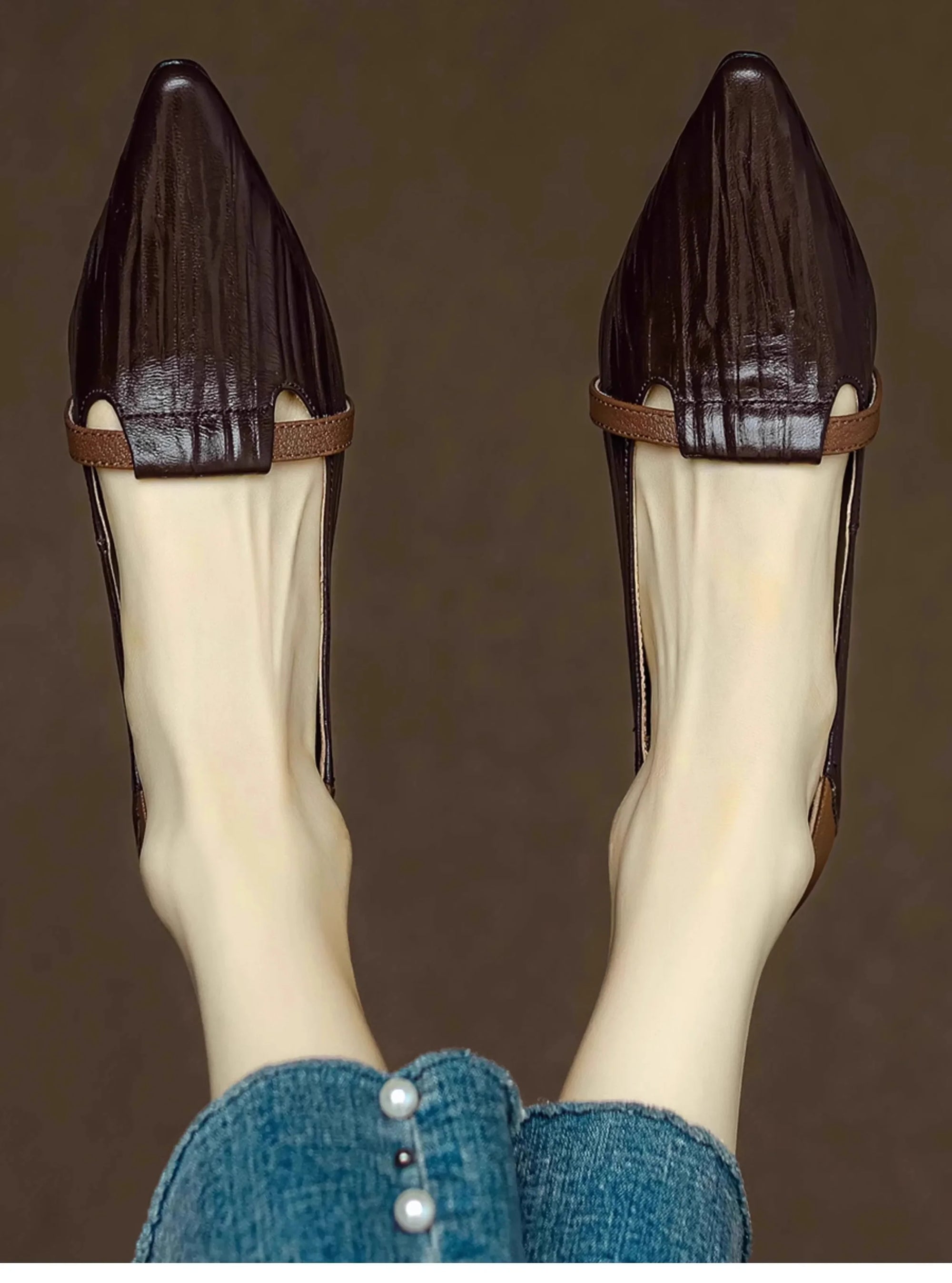 עקב עור מוברש- אופק