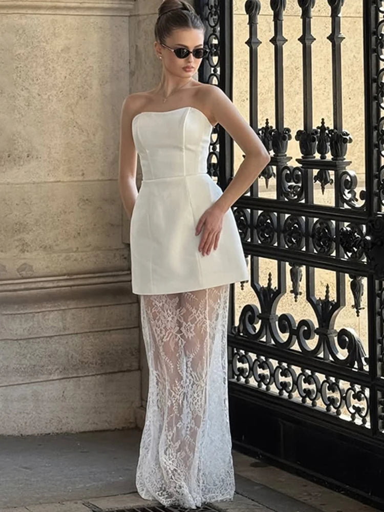 סט תחרה אלגנטית דגם זיו