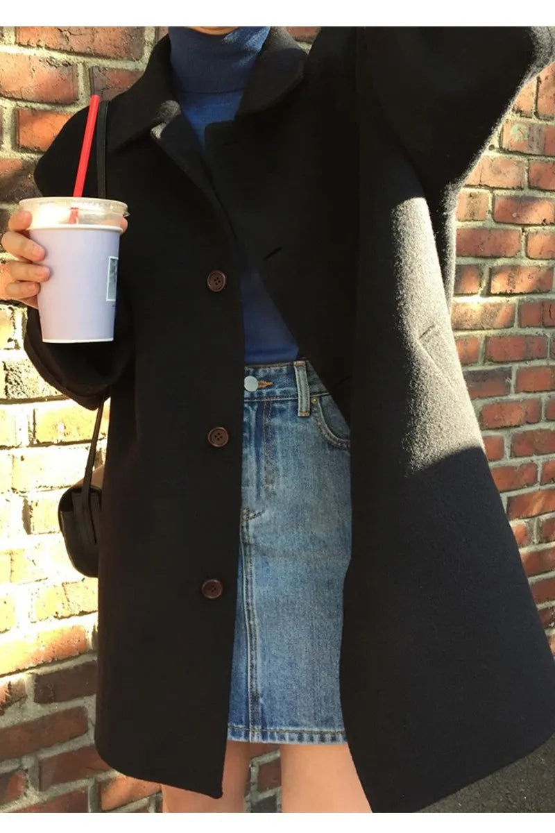 מעיל צמר דגם הדס