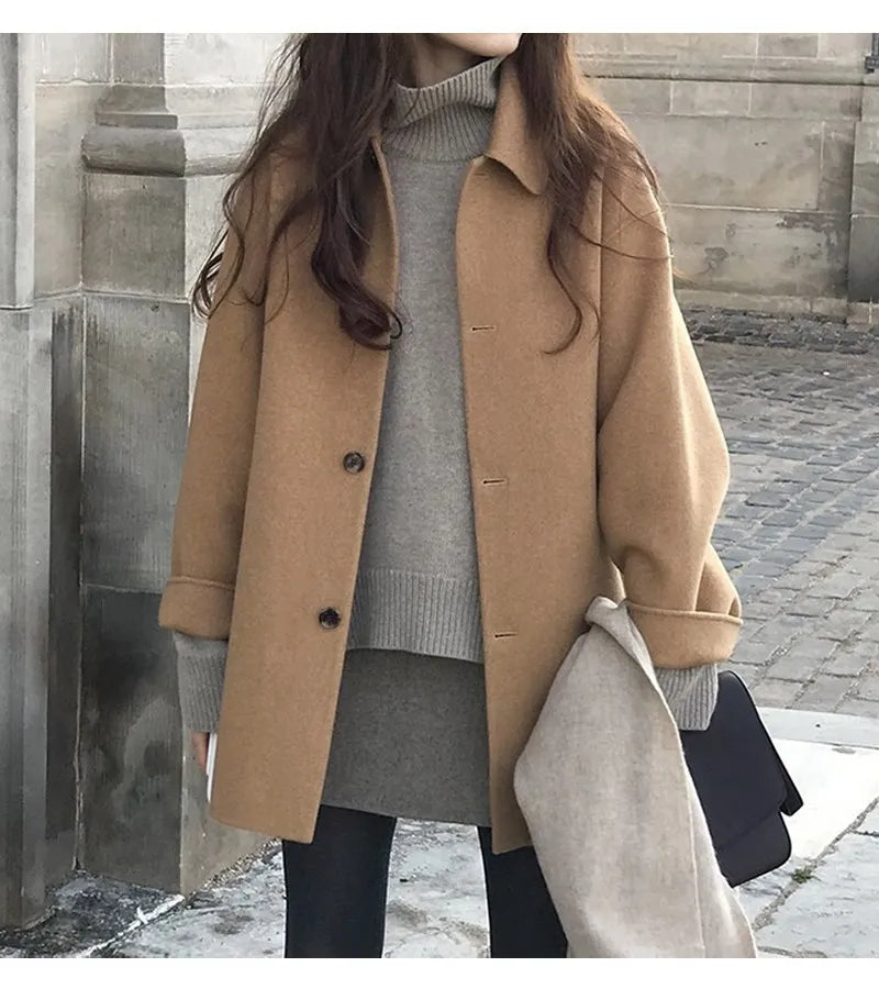 מעיל צמר דגם הדס