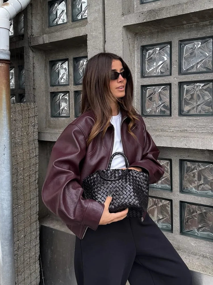 ג׳קט דמוי עור דגם דנית