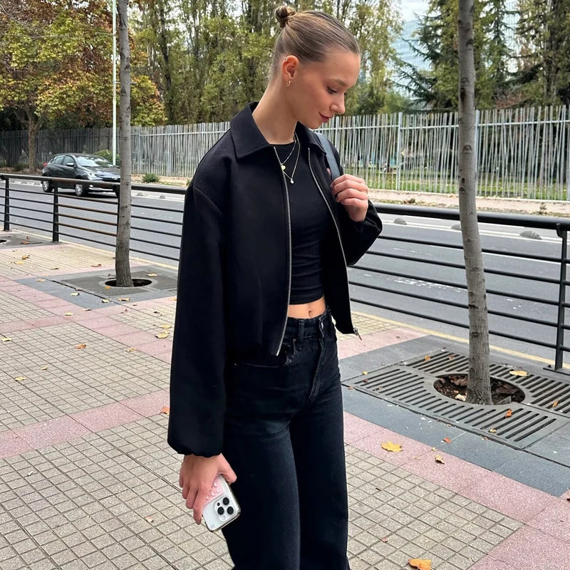 ג'קט קצר רוכסן גבריאלה